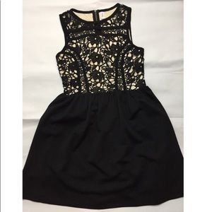 Black and Nude Dress